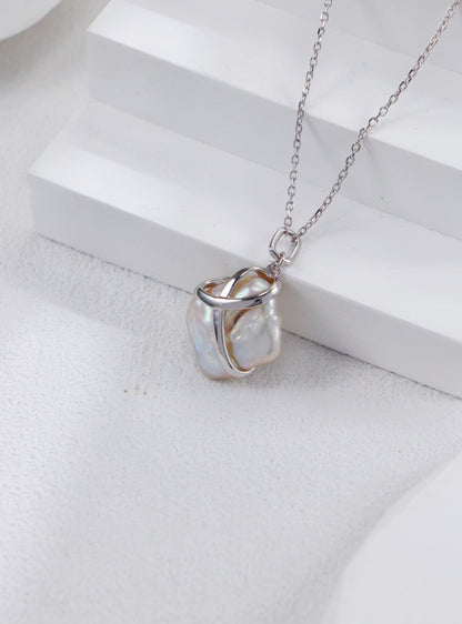 Silver Eterlune Wrap Necklace