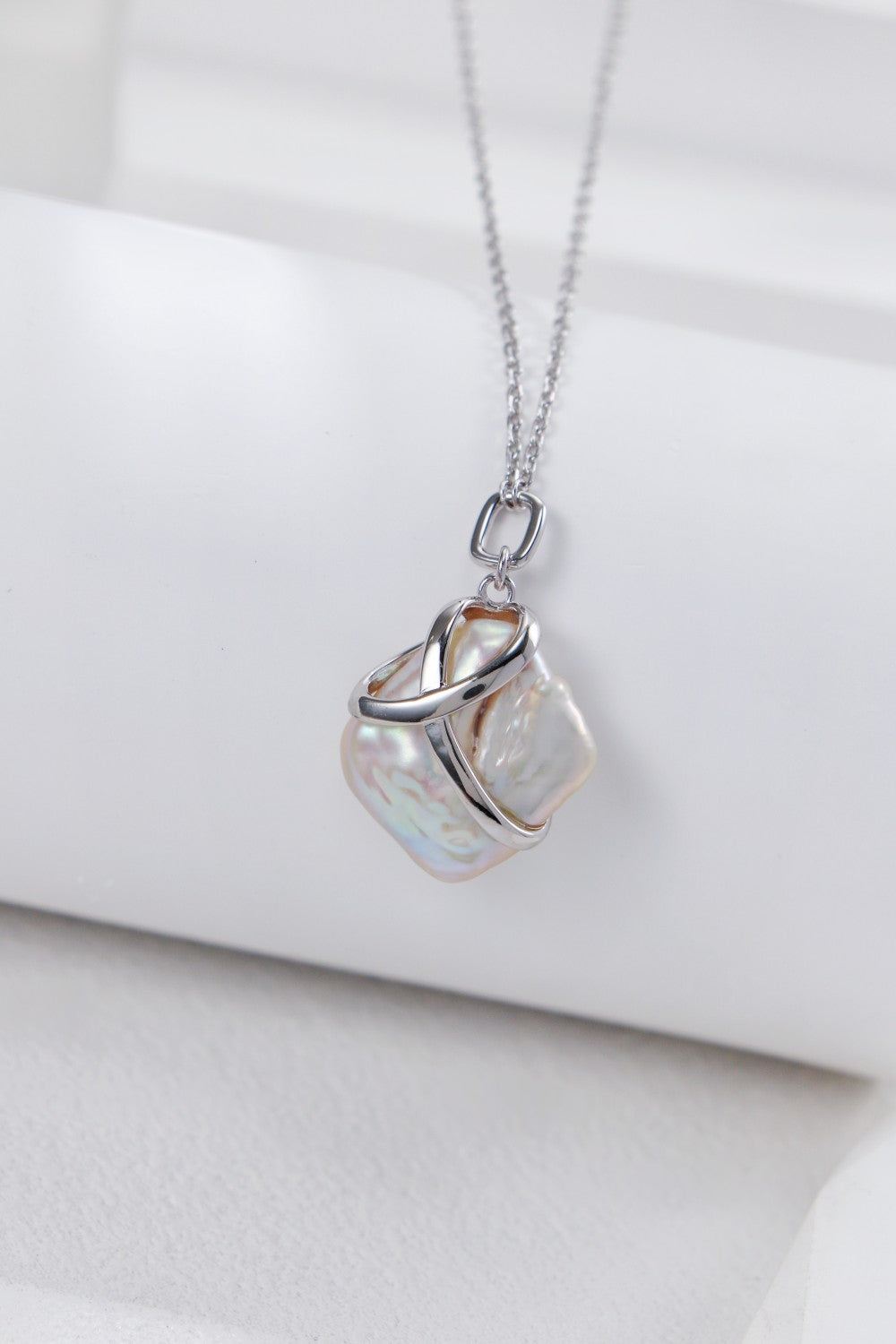 Silver Eterlune Wrap Necklace