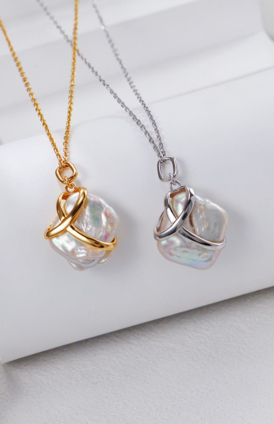 Gold Plated Eterlune Wrap Necklace