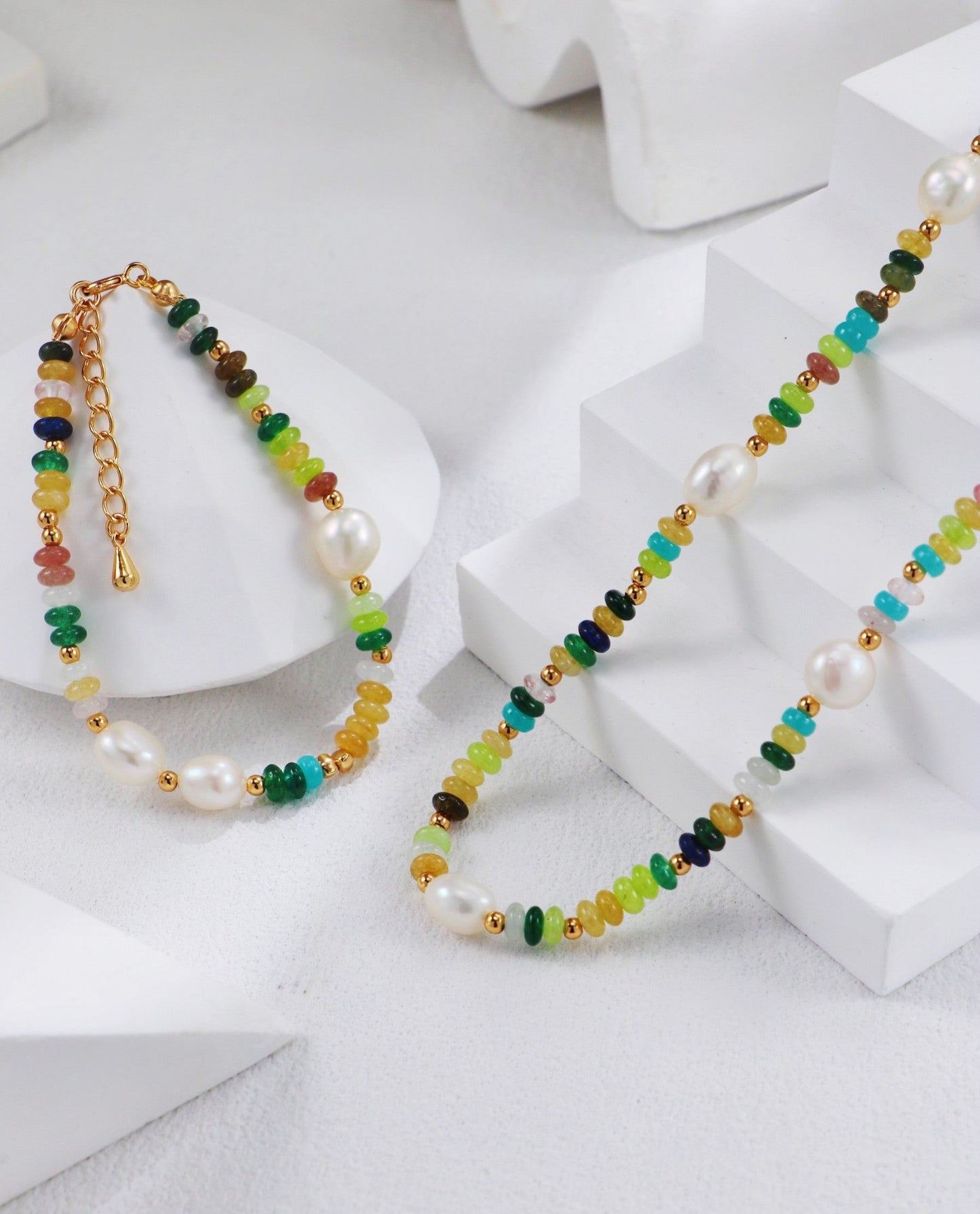 Gold Plated Rainbow Reef Bracelet