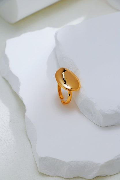 Gold Plated Sundrop Open Ring