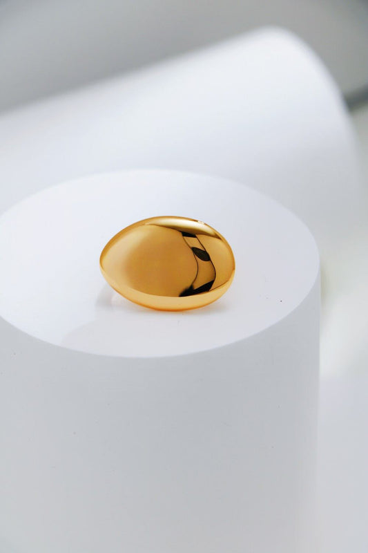 Gold Plated Sundrop Open Ring