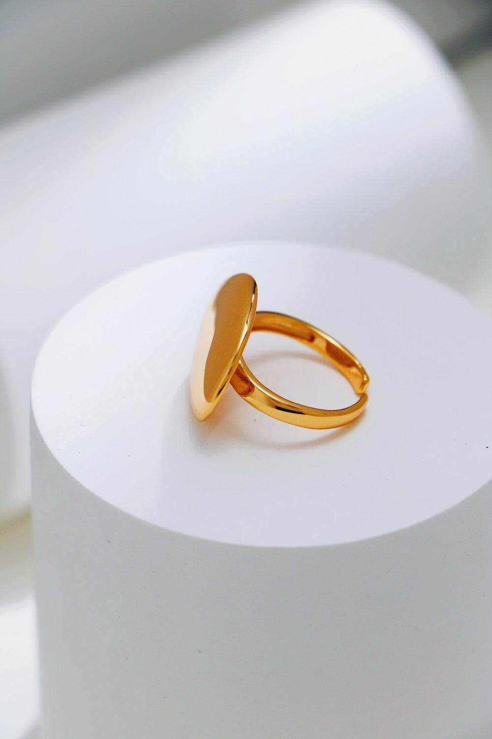 Gold Plated Sundrop Open Ring