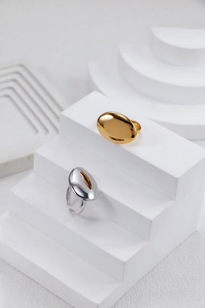 Gold Plated Sundrop Open Ring