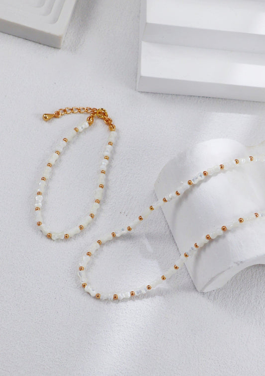 Gold Plated Shell Breeze Bracelet