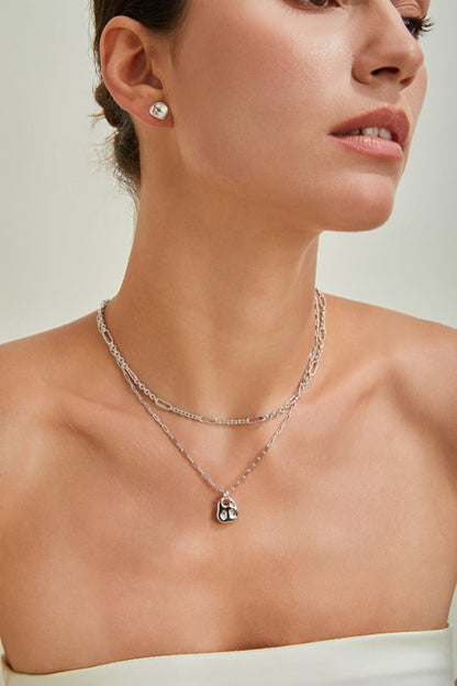 Silver Liquid Gleam Necklace